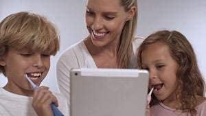 Blu Smart Toothbrush for Kids Up to 8 Years, App-Enabled Sonic Toothbrush with Live Tracking, Helps Build Healthy Brushing Habits, Rechargeable Electric (Blue)