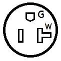 Parkworld 63517 Gas to Electric Stove Power Converter - Oven/Range/Stove 10-50P Male to 5-15R (T-Blade 5-20R) 220V to 110V Adapter - 18 Inch
