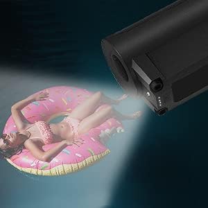 Electric Air Pump, Portable Air Pump for Inflatables, Rechargeable Pumps with Nozzles for Air Mattress,Swimming Rings,Padding Pools