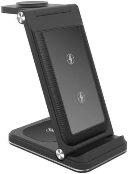 3 in 1 Charging Station for Multiple Devices Apple Compatible with, Charger with Fast Charging Capability for iPhone 16 15 14 13 12 Series AirPods