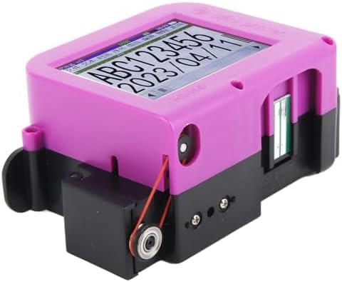 Focket Handheld Printer Inkjet Coder, 1200mAh Inkjet Printer with 100 Languages LED Touch Screen, Printer Barcode Printer Hand Printer for Logo No Cartridge Included