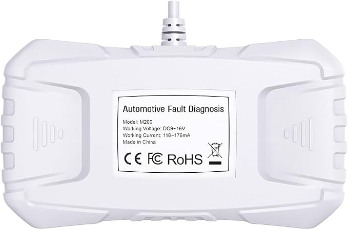 M200 OBD2 Scanner Diagnostic Tool, 4 System OBDII Code Reader for ENG/AT/ABS/SRS, AI Smart Diagnostics, WiFi Free Update, Check Engine Light Car Scan Tool for All OBD2 Cars Since 1996, 15 Languages