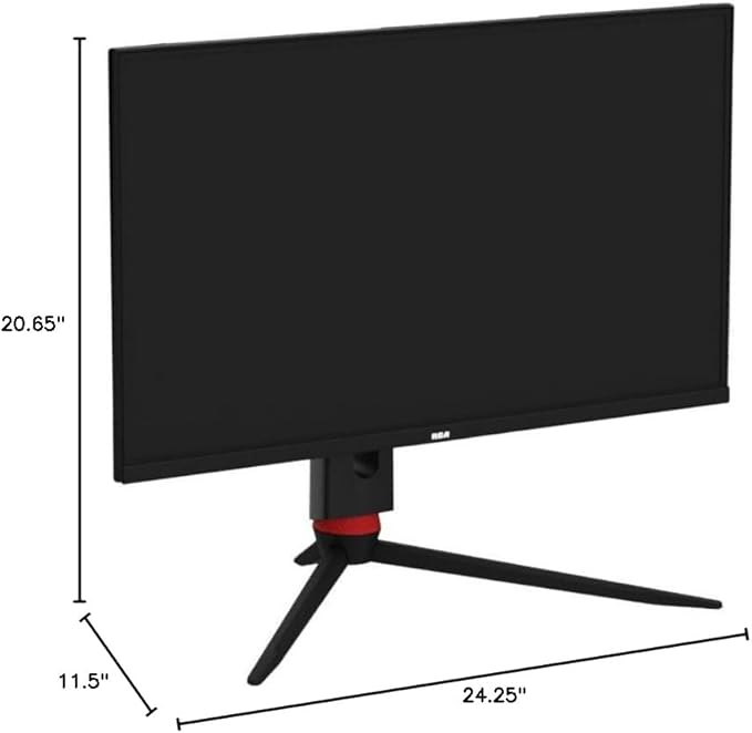 RCA 27" Evolution Premium QHD Gaming Monitor | 240Hz, 2560 x 1440p Computer Monitor with Adaptive Refresh Technology & 1ms Response, HDR10, RGB Backlighting & Adjustable Stand | M27PG135F