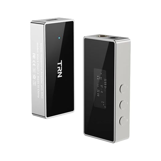 TRN Black Pearl - S Decoder Dual CS43131 Portable USB DAC/AMP (Without EQ Adjustment Function)