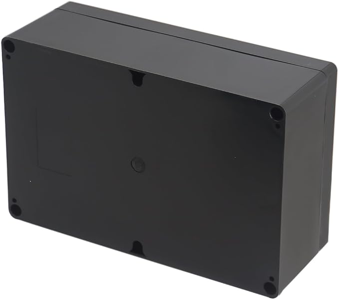 Project Box IP65 Waterproof Junction Box ABS Plastic Black Electrical Boxes DIY Electronic Project Case Power Enclosure 9.06x5.91x3.35 inch (230x150x87 mm)