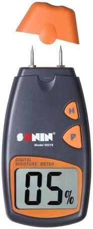 Sonin Digital Moisture Meter – Accurate Pinless Moisture Tester for Wood & Building Materials (50218)