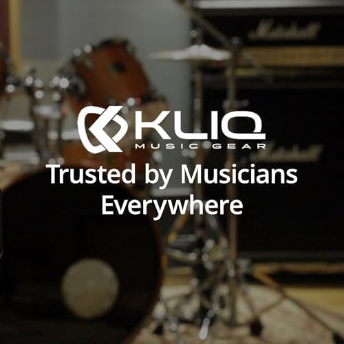 KLIQ AirCell Guitar Strap for Bass & Electric Guitar with 3" Wide Neoprene Pad and Adjustable Length