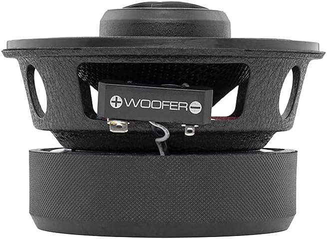 DS18 ZXI-44 4" Car Audio Coaxial Speaker with Built in Neodymium Tweeter and Kevlar Cone – 2 Way 150 Watts Max 4 Ohm (2 Speakers),Black