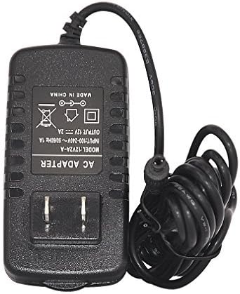 TMEZON 10 Pack 12 Volt 2 Amp Power Adapter AC to DC 2.1mm X 5.5mm Plug 12v 2a Power Supply Wall Plug Extra Long 8 Foot Cord
