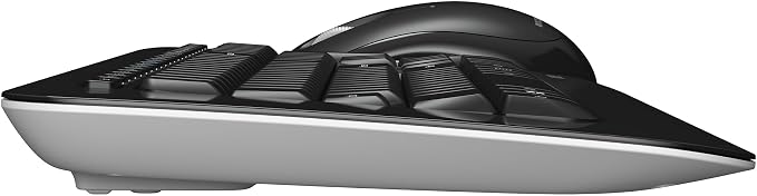Incase Desktop 850 Keyboard & Mouse Combo – Designed by Microsoft –Wireless Connection, Precision Tracking, Wireless AES 128-Bit Encryption, Windows Shortcut Keys, Ambidextrous Design – Black