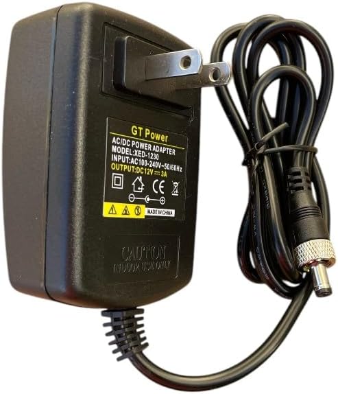 Threaded Locking 12V Power Supply AC Adapter Compatible with Hollyland Video Transmitter and Receiver