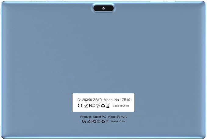 10 Inch Tablet With Tablet protective Case and Stylus, Android 15 Tablets, 8GB RAM 32GB ROM/1TB Expansion, 8H 6000mah Battery Wifi Bluetooth 10.1" IPS HD Touchscreen 2MP+8MP Dual Camera Tablets Blue.