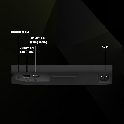 msi MAG 242F 24-inch 1920 x 1080 (FHD) Gaming Monitor, 200Hz, Adaptive Sync, HDMI, DisplayPort, VESA Mountable, Tilt, Height Adjustable, Speaker, 0.5ms, Black