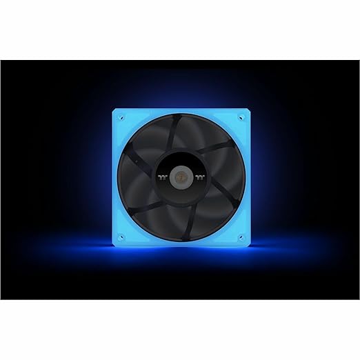 Thermaltake TOUGHFAN 12 RGB Radiator Fan 3 Pack, 16.8 Million RGB Lighting, Max Air Flow 53.75 CL-F135-PL12SW-A