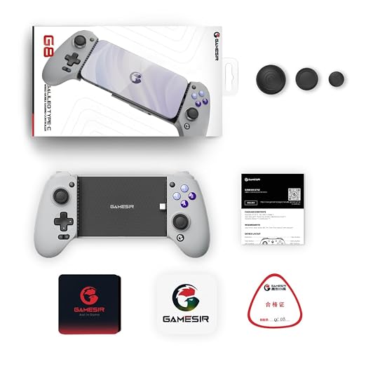 GameSir G8 Galileo Type-C Mobile Gaming Controller for Android & iPhone 15 Series (USB-C), Plug and Play Gamepad with Hall Effect Joysticks/Hall Trigger, 3.5mm Audio Jack