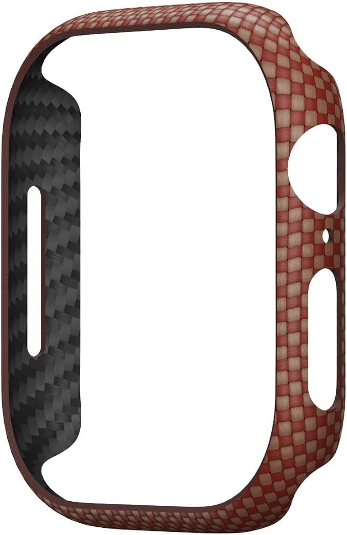 PITAKA Apple Watch Series 11/10 Case, Exquisite Minimalist Slim Apple Watch Series 11/10 46mm Case, Aramid Fiber Woven, Sunset