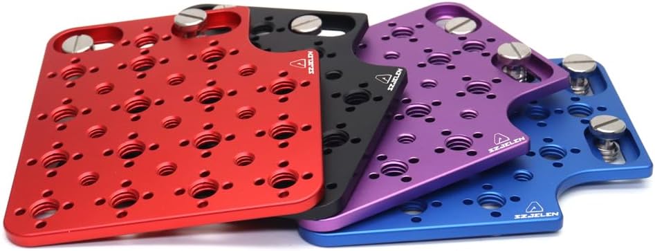 Cameara Expansion Side Panel Kit for ARRI Alexa mini LF Camera,Switching Mounting Camera Plate (Purple)