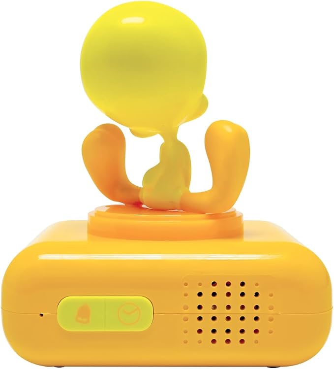 LEXIBOOK, Tweety Night light Alarm Clock with sounds, Yellow, RL800TW