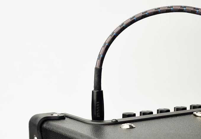BOSS 10-Feet (3m) Instrument Cable, Straight/Angle ¼” Jack (BIC-10A)