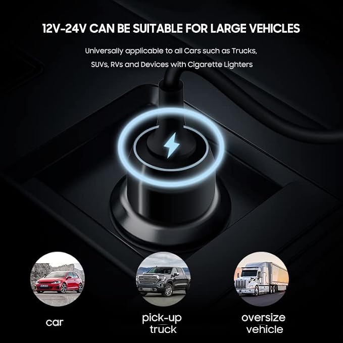16V 120W Car Charger for Goal Zero Yeti X 300 500 700 200X 500X 1000X 1000 Core 1500X 3000X, Yeti 150 400 1000 1250 1400 3000 Portable Power Station, Sherpa 50 100 100AC 12V-24V DC Adapter Cord