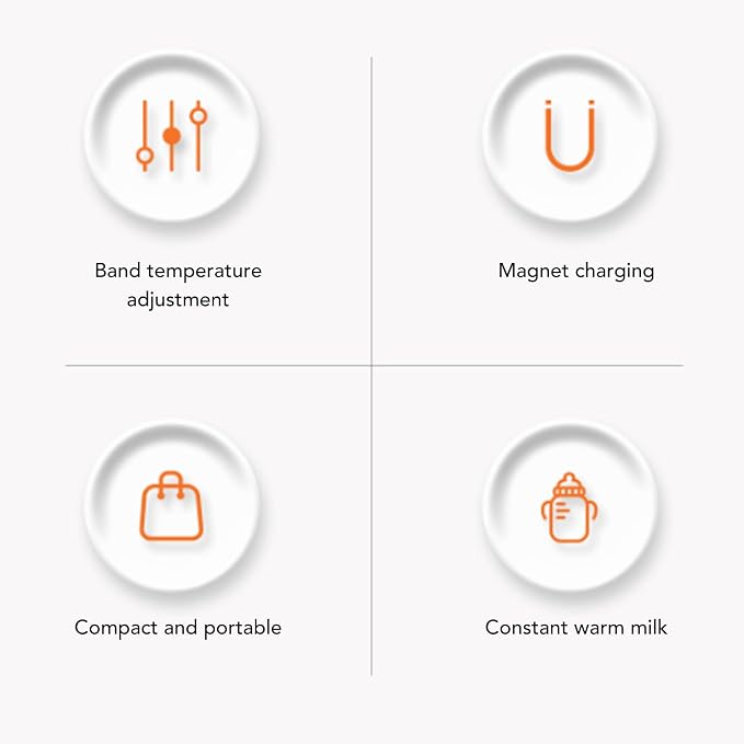 AUNMAS Portable Travel Electric Kettle, Stainless Steel Water Heater with USB Charging Cordless Hot Water Boiler for Camping Hiking