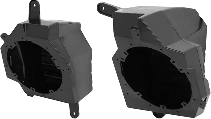 STINGER Jeep Wrangler JL (2018-23) & Gladiator JT (2020-23) Front 6.5" Speaker Pod Kit with Tweeter Adapters, Fits Most Coaxial & Component Car Audio Speakers, Easy Plug & Play Installation