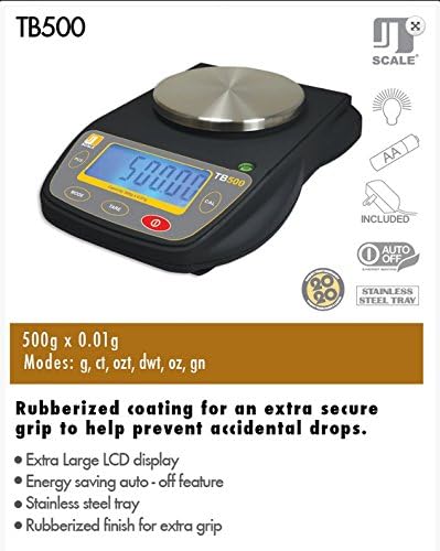 Jennings TB500 500g x 0.01g Digital Precision Scale