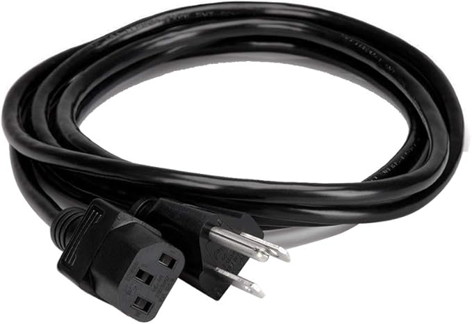 PST-2+6 Power Station Home Theater Power Conditioner with (2) Extension Cable (18 AWG, Black, 3') Bundle