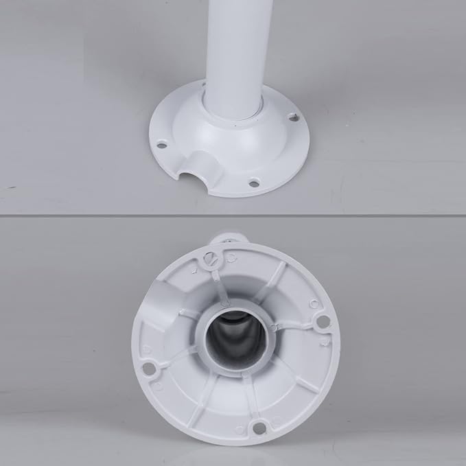 WiTi Security Camera Mount Bracket 6 inch Base,15.7inch-23.6 inch Extendable J-Pole Compatible with Reolink Amcrest IP Cameras, Solid Metal Mounting Bracket for Camera System Outdoor and Indoor