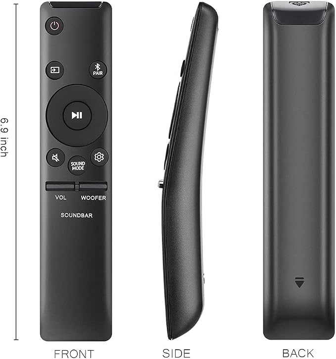 for Samsung Sound Bar Remote, Replacement for Samsung Soundbar Home Theater Audio Surround Sound Speaker System(AH59-02767A)