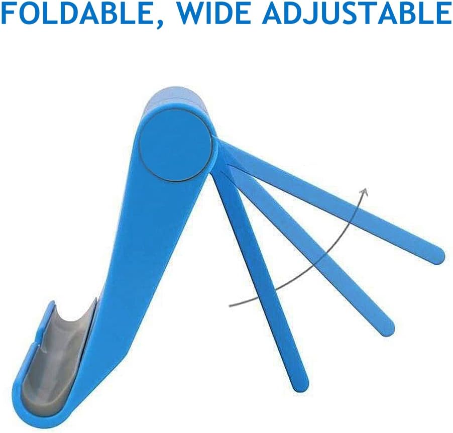 Cell Phone Stand for Desk 2 Pack Mobile Phone Holders Desktop Tablet Stand, Foldable Phone Dock Universal Adjustable Tablet Stand for Desk Compatible with Cell Phone Support (Pink 2 PCS)