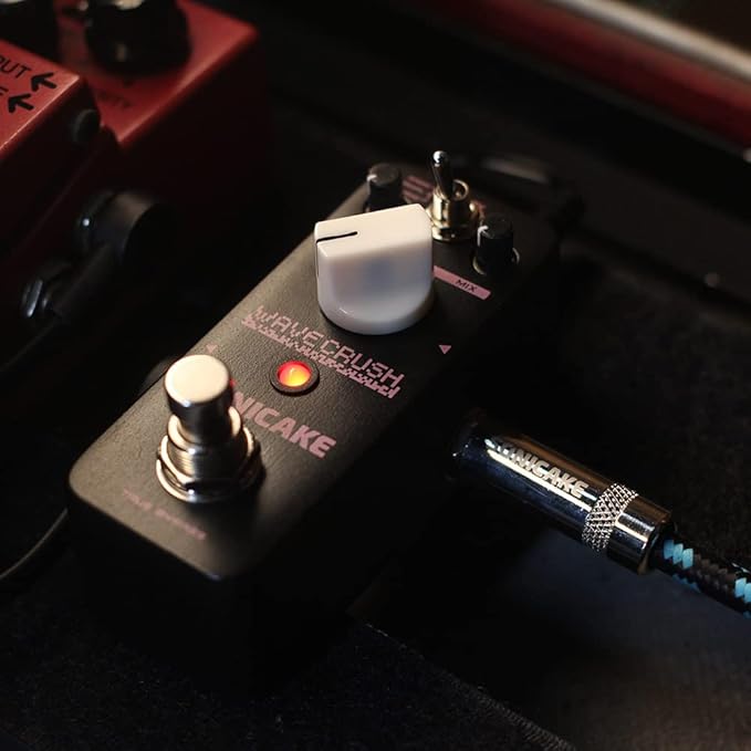 SONICAKE Bitcrusher Guitar Pedal Wave Crush Bitcrush Digital Bitcrusher Reducer Guitar Effects Pedal Synth Synthesizer LoFi True Bypass
