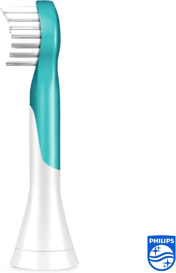 Philips Sonicare Original Brush for Kids HX6034 / 33, Gentle Cleaning of Children's Teeth, from 3 Years, 4 Pieces
