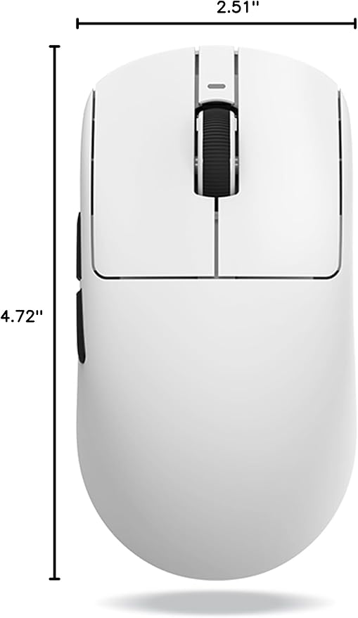 ATK VXE Dragonfly R1 Wireless Gaming Mouse, 51g Lightweight, PAW3395 Sensor, Adjustable DPI, 1k Polling, 40 Hr Battery Life, Tri-Mode 2.4G/Bluetooth/Wired