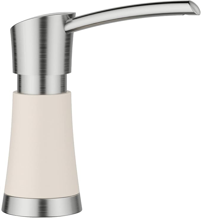 Blanco 443037, Artona Kitchen Soap Dispenser - PVD Steel/Soft White