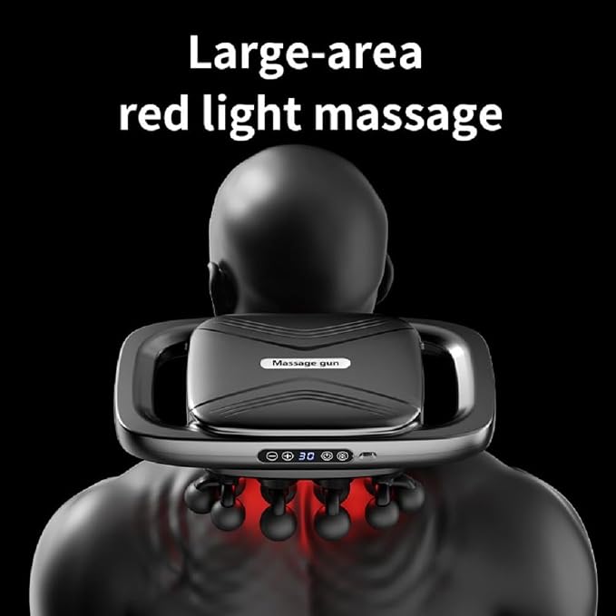 20-Head Massage Gun Set, Deep Tissue Percussion Massager with 3 Modes & 30 Intensities,Quiet Muscle Massage Gun for Back,Shoulders, Legs, Foot, Body Muscle Pain Relief