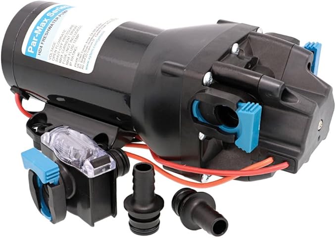 Jabsco Par-Max HD4 Heavy Duty Water Pressure Pump - 12V - 4 GPM - 40 PSI