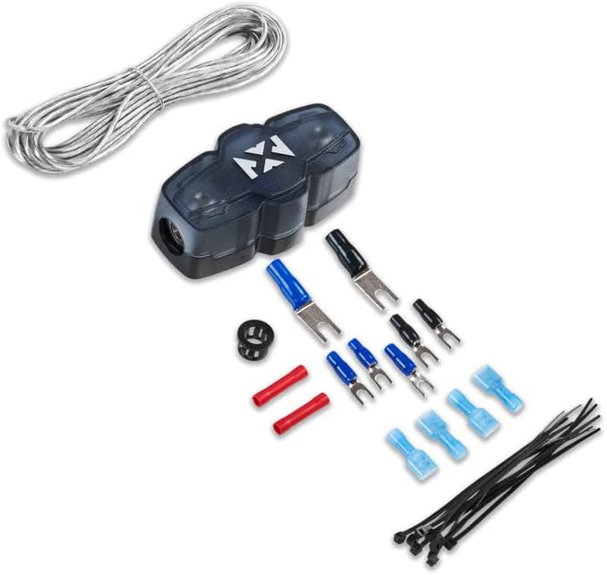 NVX Full Spec 4 Gauge AWG 100% OFC Complete 2-Channel Amplifier Wiring Kit with RCA Cable - XKIT42