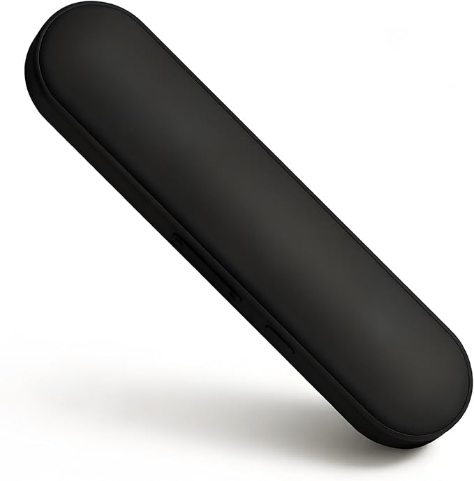 Bluetooth Pillow Speaker for Sleeping - Bone Conduction 60M Auto-Off, Ultra-Thin & Mini Design, Memory Card/TF Slot, USB-C Rechargeable, for Side Sleeper/Audiobook (Onyx)