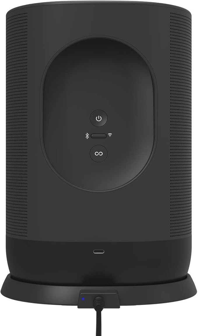 Charging Base Replacement Charger for Sonos Move Gen 2nd and 1st with 45W Adapter(Black)