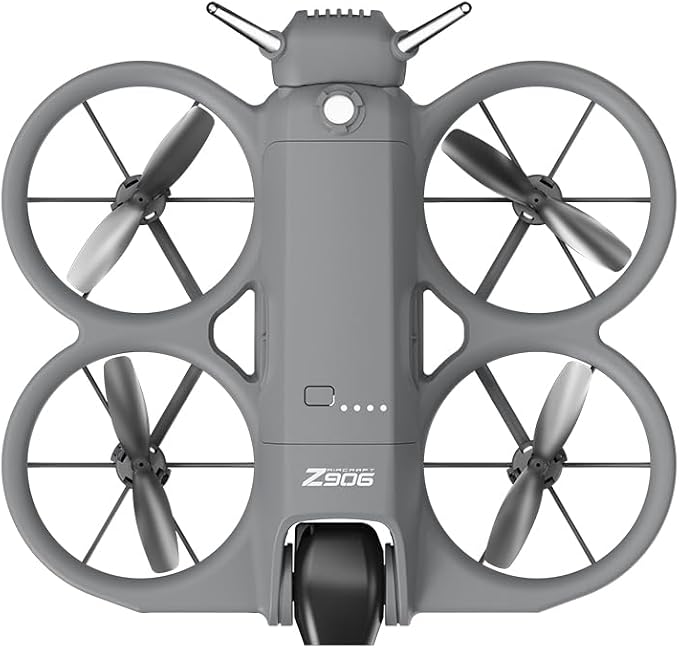 Drone with HD Camera & 4.3 Inch Screen Remote, 3-Sided Obstacle Avoidance, WiFi FPV Quadcopter Altitude Hold Headless Mode & One-Key Return, Mini Portable Drones for Beginners Adults (Grey)