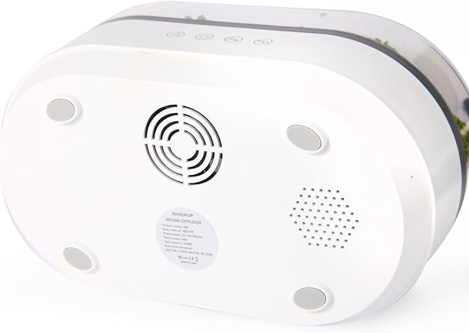 Rain Humidifier – Ultrasonic Rainfall Humidifier with Simulated Water Drop Effect, Quiet Mist for Bedroom, Office & Plants