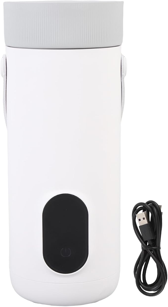 Travel Electric Kettle, 350ml Cordless USB Fast Boiling Stainless Steel, Portable Hot Water Boiler, for Tea Coffee