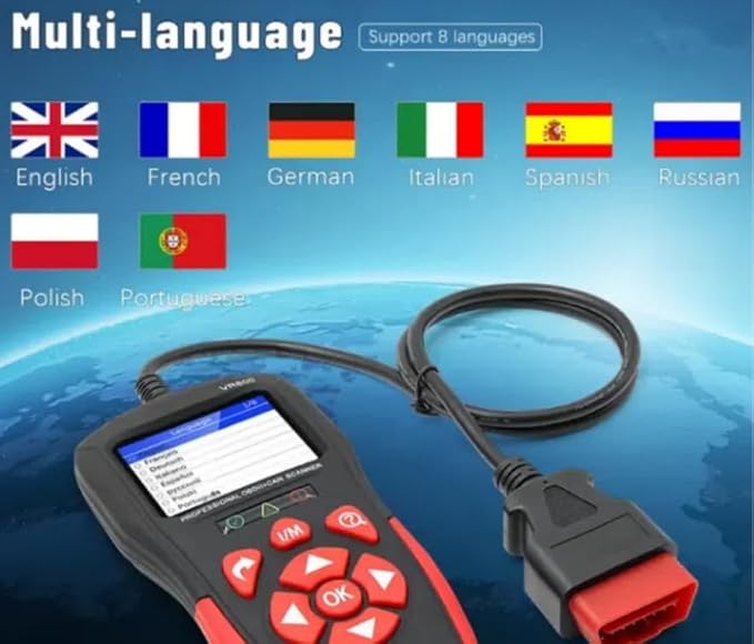 VR800 OBD2Fault CodeReader, OBD-II CANDiagnosticScan Tool