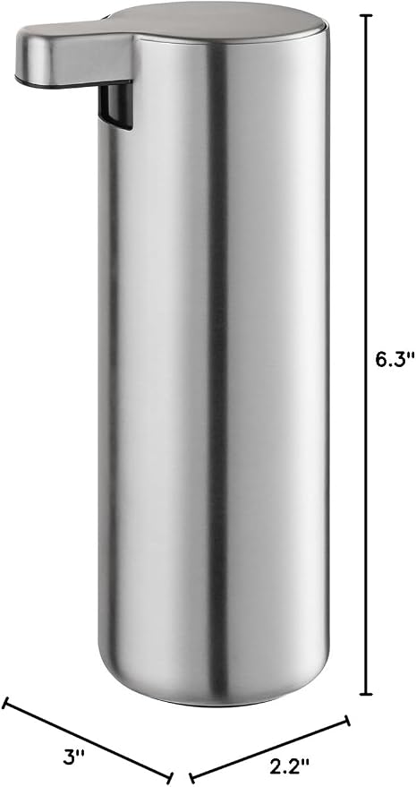 blomus MODO Soap Dispenser - Brushed Stainless Steel - 6oz