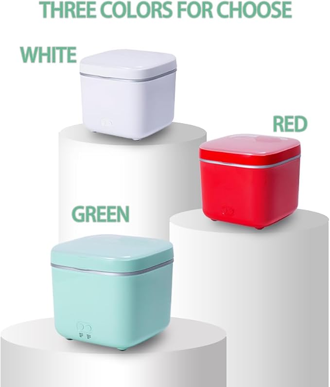 Skincare Fridge - Mini Fridge Cooler and Warmer for Makeup Red