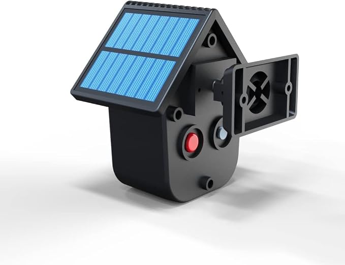 Driveway Sensor- Extra Solar Wireless Outdoor Weatherproof Motion Sensor/Detector for HTZSAFE Alarms-1/2 Mile Wireless Transmission Range