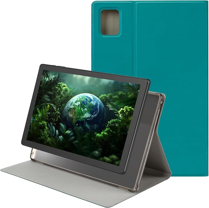 Android Tablet - 10 Inch Tablet for Adults with Octa-Core CPU, 8GB RAM, 64GB ROM, 1TB Expandable Storage, Dual Camera, 2.4G/5G Wi-Fi 6 - Android 15 Tablets with Protective Case, Black