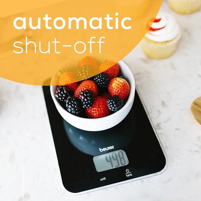Beurer KS19 Multi-Function Digital Kitchen Scale, Garden Scale, Nutrition Scale, for Cooking and Baking, Keto Diet and Weight Loss, Digital Display with Tare Function, Precise Measurement max 11lbs