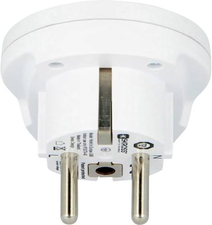Skross World to Europe USB Travel Adaptor, White